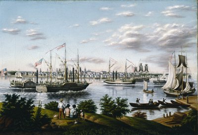 Vista de Detroit en 1836, 1836-37 de American School